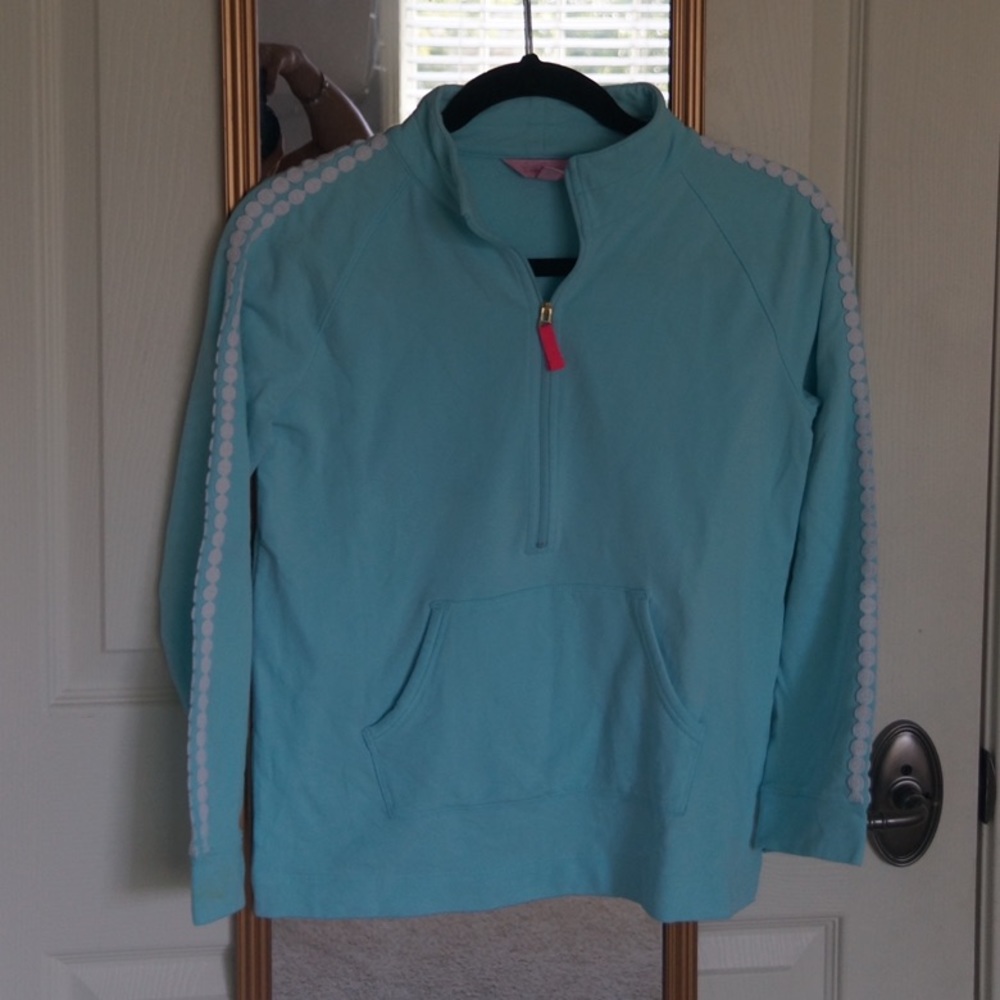 Turquoise Lilly Pulitzer Quarter Zip